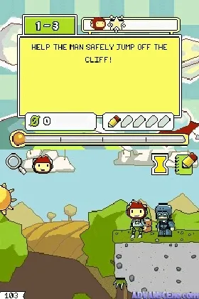 Super Scribblenauts (Japan) screen shot game playing